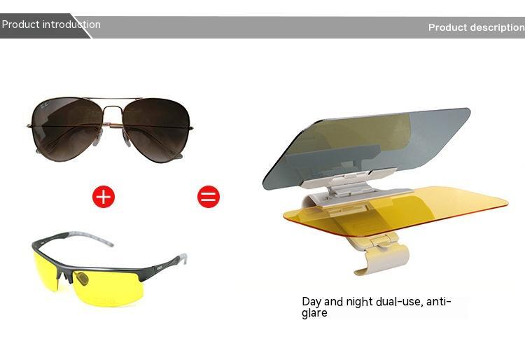 Car Day And Night Dual-purpose Sun Visor Anti-glare Goggles